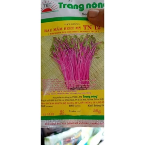 Hạt Giống Rau Mầm Beet Mỹ gói 20gr, Rau Ăn Lá Trang Nông Nổi Tiếng TN 12, Hạt Nảy Mầm Nhanh, Mạnh