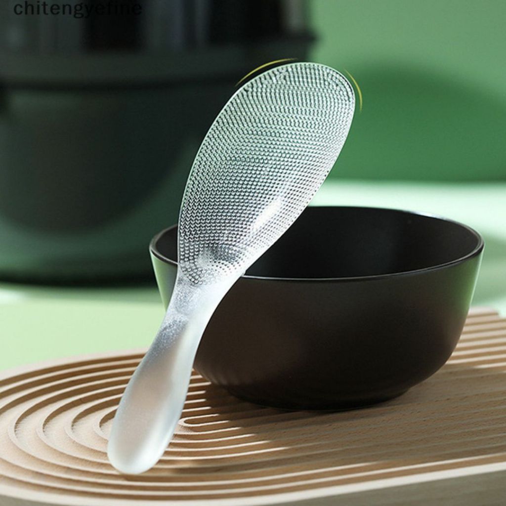 Muỗng Xới Cơm Chống Dính ALOHOME Cán Cầm Tiện Lợi, Vá Xới Cơm Nhựa Trong Suốt Đa Năng