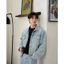 Áo Khoác Jean Nam nữ FABUMAN Dáng ngắn chất denim có túi trong phong cách trẻ trung năng động Bigsize