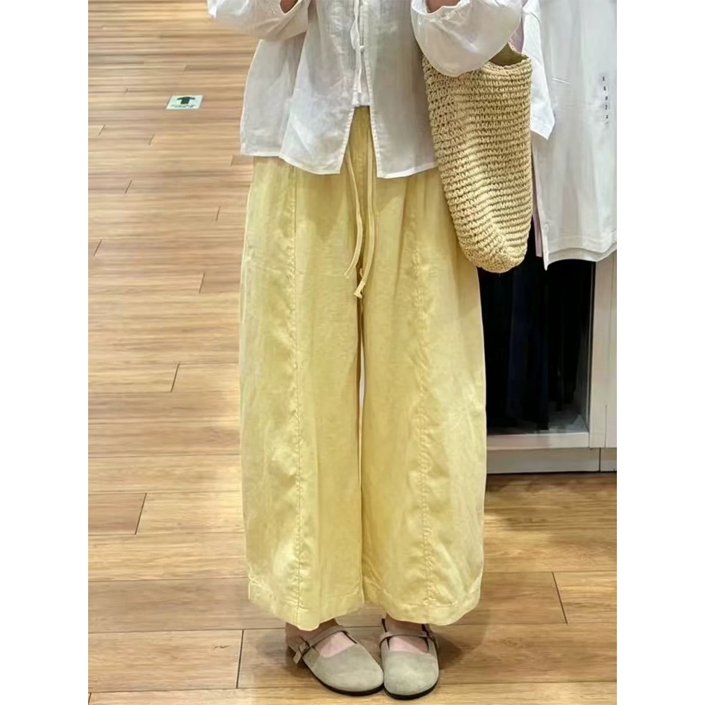𝗛𝘂𝘆𝗻 - Quần Linen baggy