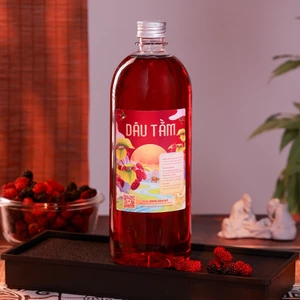Dũng Minh - Dâu Tằm Đặc Sản Tây Bắc, Chai Nhựa Nắp Nhôm 1000ml, Không Chất Bảo Quản