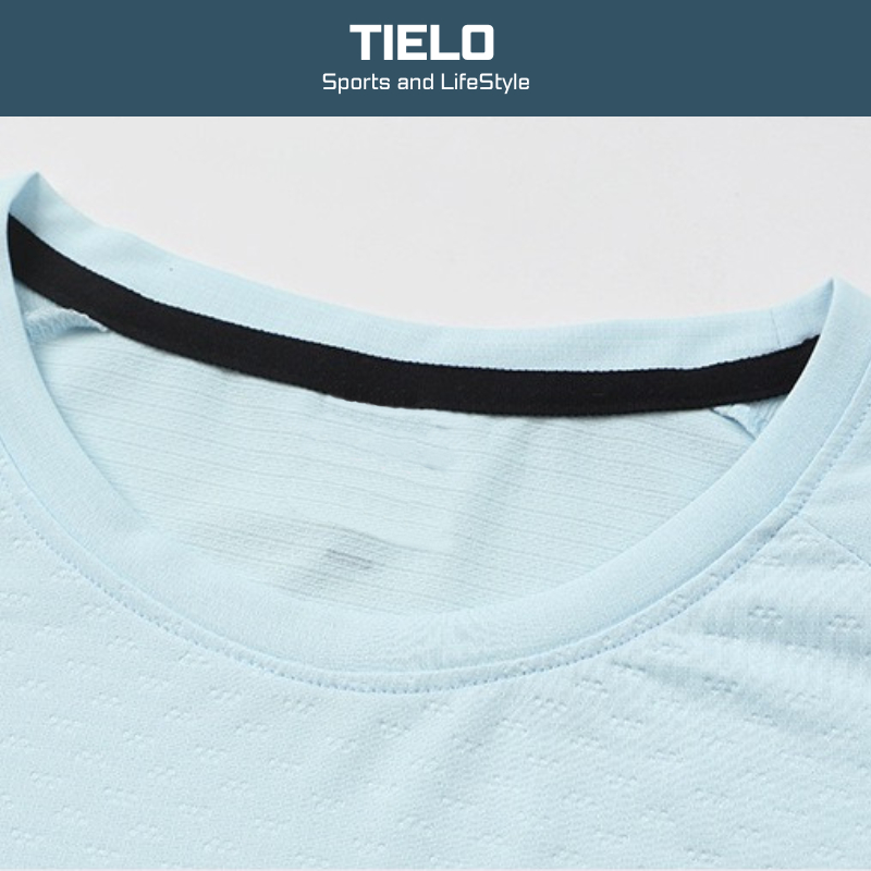 T Shirt Basic Pro TIELO – Áo thể thao nam , Co Giãn 4 Chiều , Thoáng Khí , Nhanh Khô , Chạy bộ , Gym , Pickleball