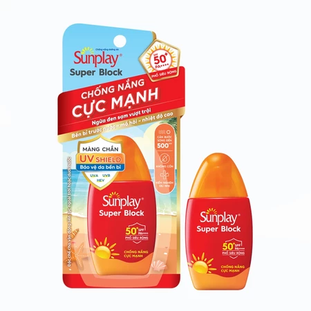 Sữa chống nắng SPF50+ SUNPLAY SUPER BLOCK 30G