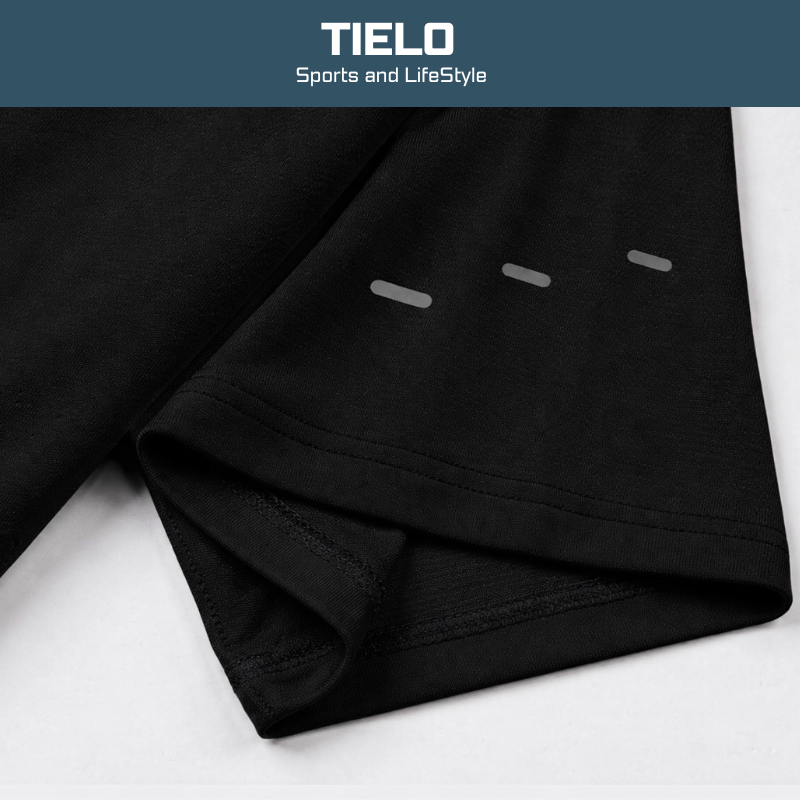 T Shirt Basic Pro TIELO - Áo thể thao nam , chạy bộ , tập gym , pickleball , co giãn 4 chiều , khoáng khí