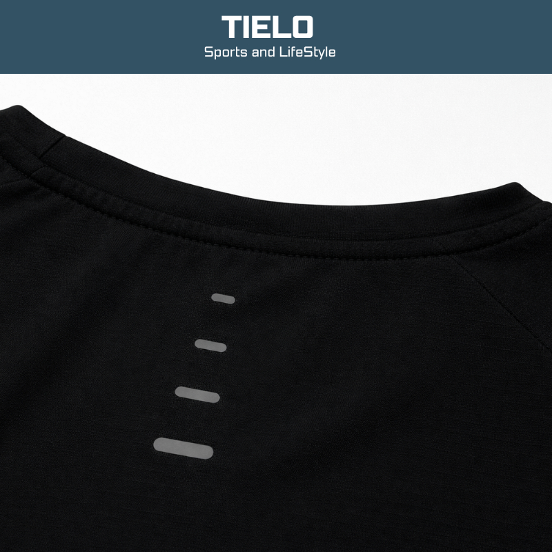 T Shirt Basic Pro TIELO - Áo thể thao nam , chạy bộ , tập gym , pickleball , co giãn 4 chiều , khoáng khí
