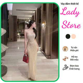 Đầm hai dây dáng dài maxi sang trọng thanh lich[damvaythietke] đỏ đủ size đủ màu m052