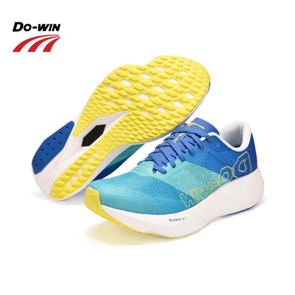 Giày Chạy Bộ Do-win Hexagon2 Xanh Dương 2026 – Chạy Bộ Nam Nữ, Nhẹ Êm, Thoáng Khí, Đàn Hồi Tốt