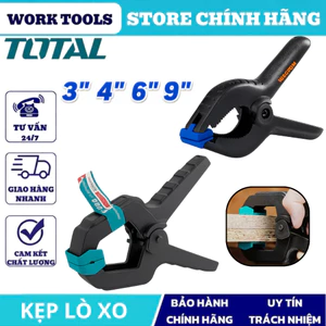 Kẹp Lò Xò TOTAL, kẹp mạnh chống trượt, dùng cho mộc – DIY – sửa chữa – thủ công DNTT