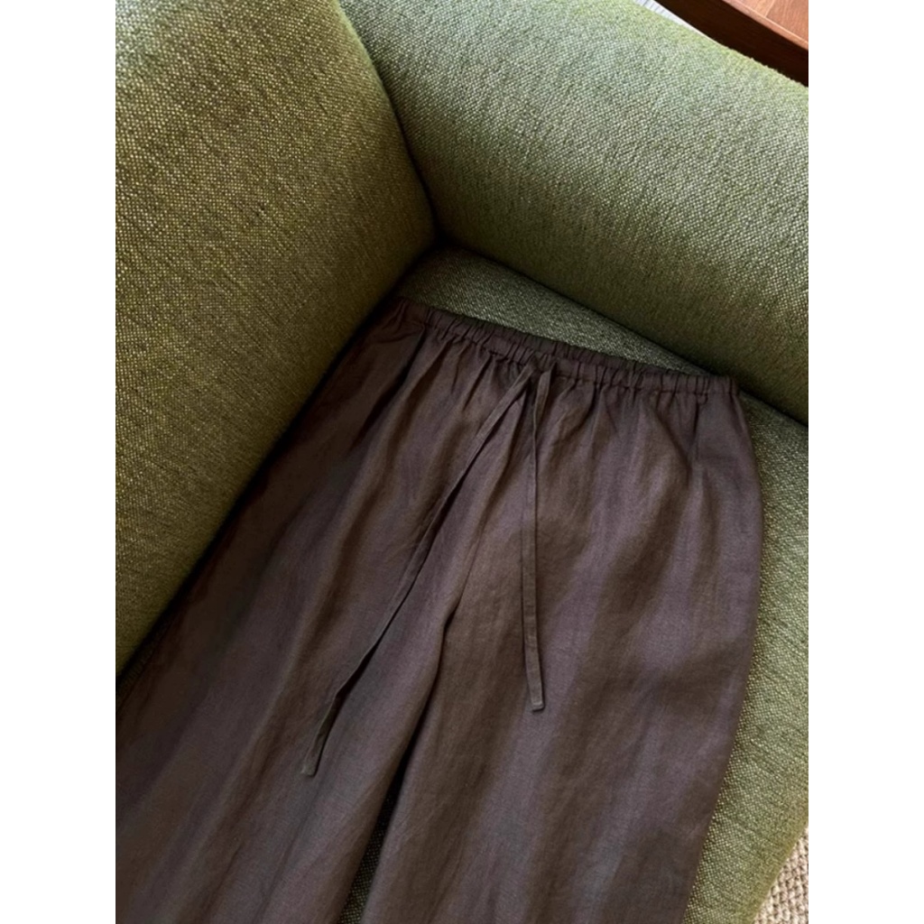 𝗡𝗼𝗻𝗼 𝗣𝗮𝗻𝘁𝘀-  Quần Linen xuông