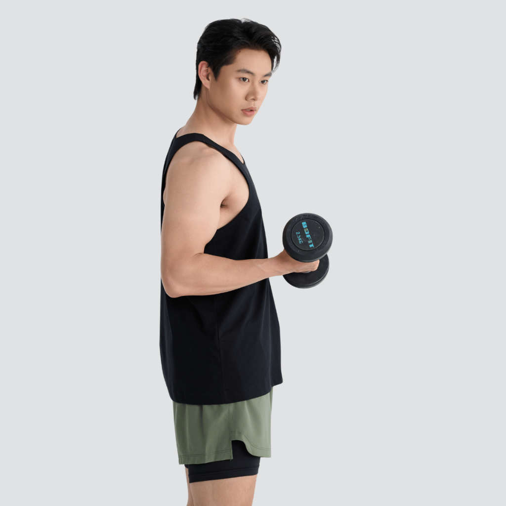 [TẶNG QUÀ ĐƠN 329K]Combo 3 Áo Tanktop nam Regular Fit Cotton poly 180gsm mềm mại, chất mát, thoáng khí Coolmate