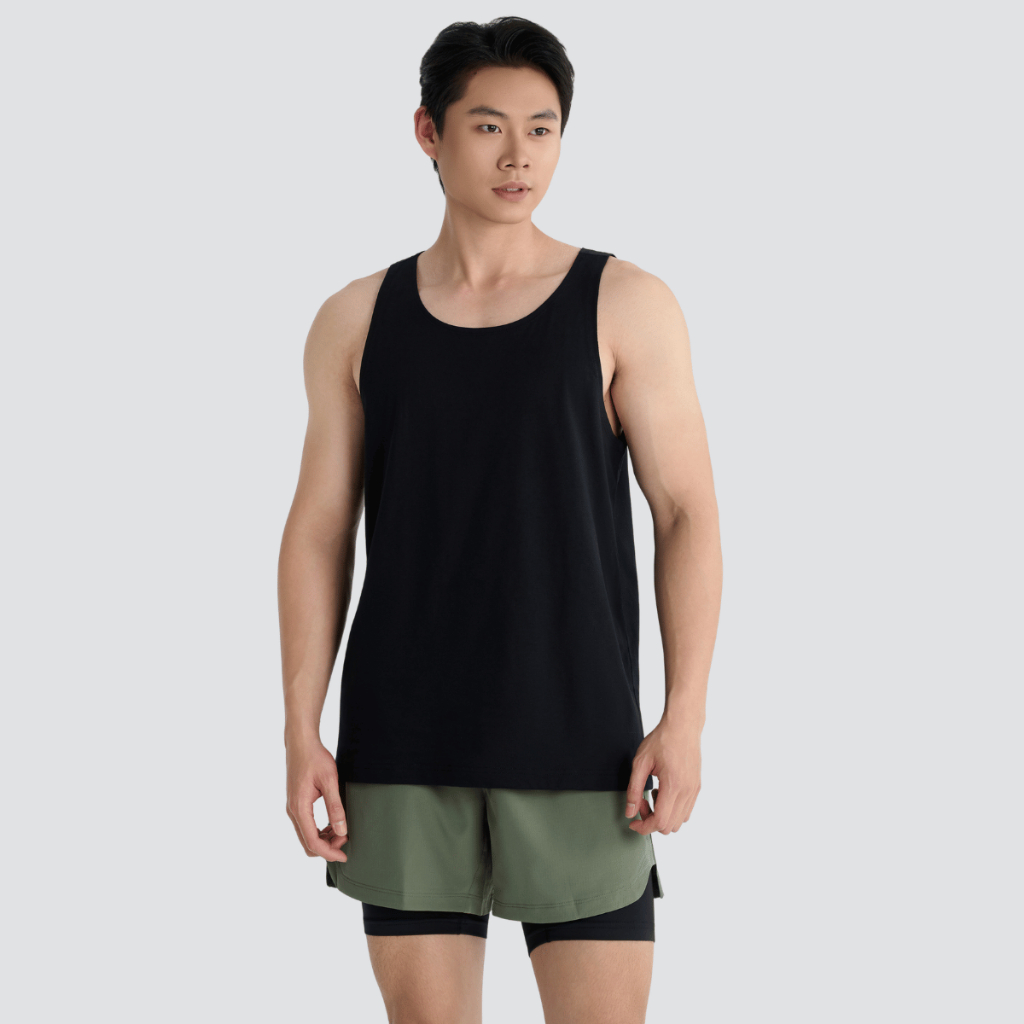 [TẶNG QUÀ ĐƠN 329K]Combo 3 Áo Tanktop nam Regular Fit Cotton poly 180gsm mềm mại, chất mát, thoáng khí Coolmate