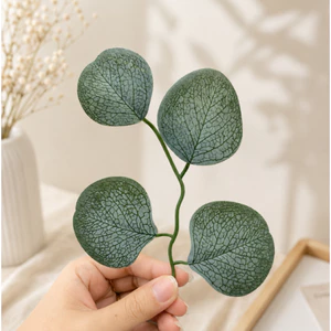 LÁ GIẢ BẠCH ĐÀN TRÒN TRANG TRÍ GIỎ HOA – PHỤ KIỆN DECOR