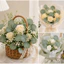 LÁ GIẢ BẠCH ĐÀN TRÒN TRANG TRÍ GIỎ HOA – PHỤ KIỆN DECOR