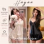 HT232 Bộ ngủ sexy 2s v1 xếp ly kèm ĐỆM LÓT,đồ ngủ lụa xoè nhẹ hách dáng quyến rũ HT232 MÚT