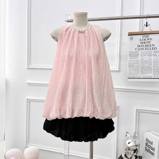 Set nữ MIA áo babydoll phối chân váy ngắn tiểu thư Hàn Quốc mặc đi chơi đẹp S186
