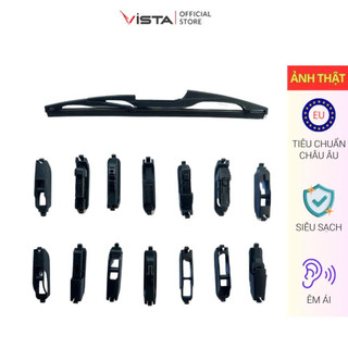 Bộ Gạt Mưa Vista Kính Hậu Cho Xe Ô Tô Vinfast VF6 (VF-6) - Lưỡi Silicon - Tiêu Chuẩn Châu Âu - Siêu Sạch - Siêu Bền