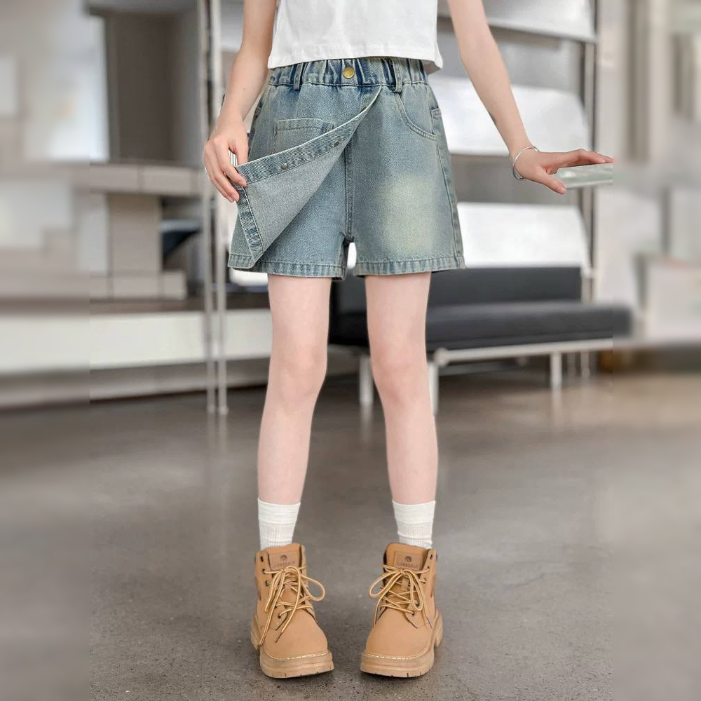 Quần váy jean cho bé gái size đại BEESHOP H26015