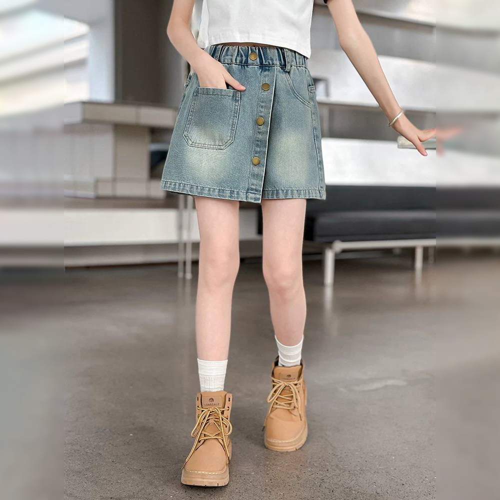 Quần váy jean cho bé gái size đại BEESHOP H26015