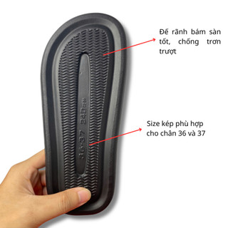 Dép mang trong nhà nam nữ êm chân chống trơn trượt cực tốt, phù hợp dùng trong khách sạn, spa