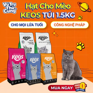 Thức Ăn Hạt Cho Mèo Keos Giúp Tiêu Búi Lông, Tiết Niệu