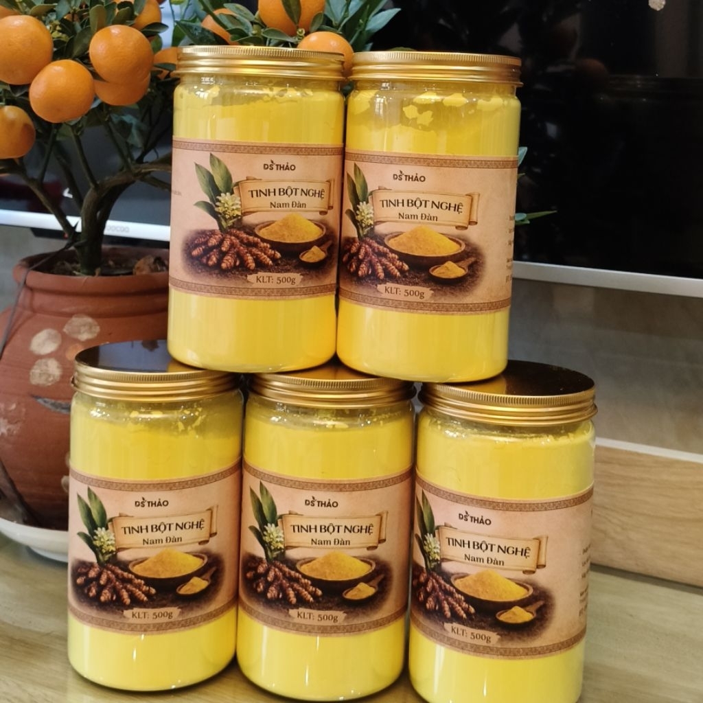 500g Tinh bột nghệ đỏ Nam Đàn -Ds Thảo