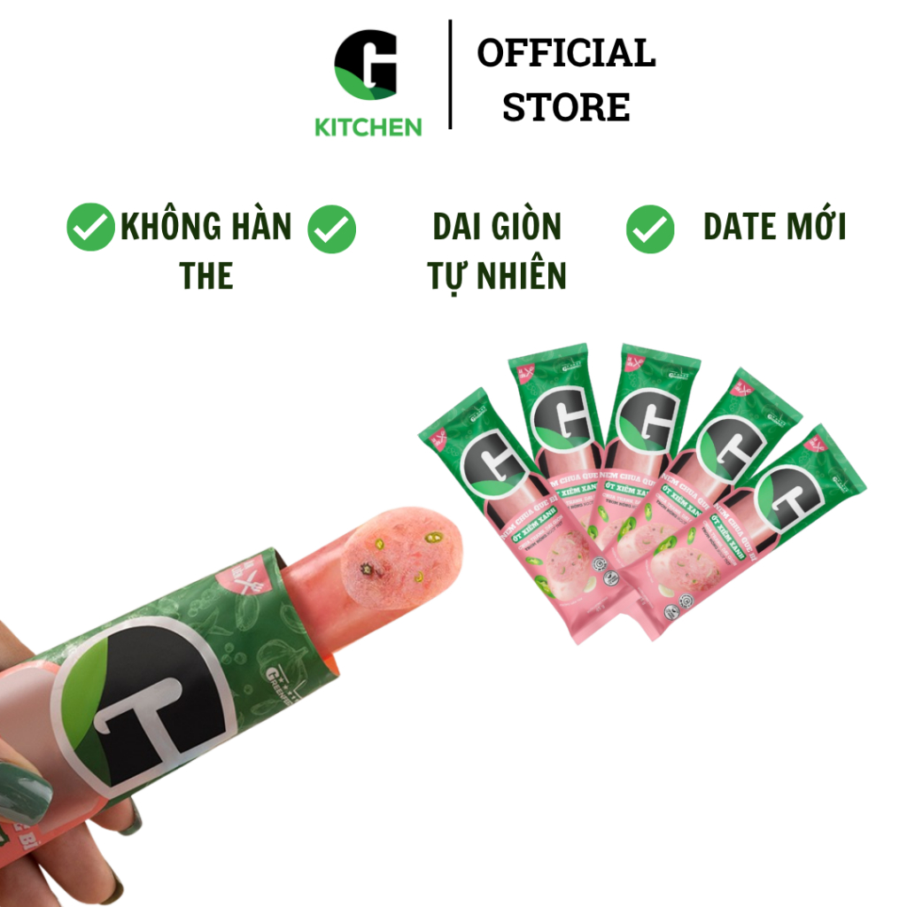 Giá Sỉ Nem chua que bì ớt xiêm xanh G Kitchen 45g [Giao HCM]
