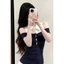 ÁO THUN NỮ TRỄ VAI CỔ POLO LANI CÀI KHUY ĐÍNH NƠ CO GIÃN TỐT | PHONG CÁCH HÀN QUỐC NỮ TÍNH HOT TREND BY CHAMIE STORE