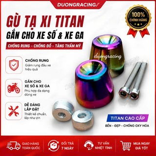 Gù tay lái Titan 7 màu CNC Gắn Xe Số Xe Ga – Chống Rung Đầu Xe, Tăng Thẩm Mỹ phụ tùng xe máy caoduongracing