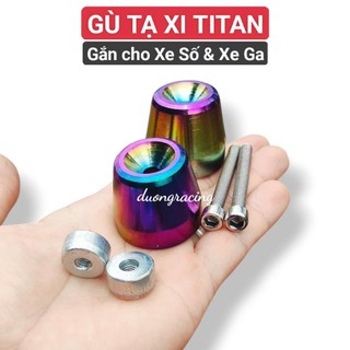 Gù tay lái Titan 7 màu CNC Gắn Xe Số Xe Ga – Chống Rung Đầu Xe, Tăng Thẩm Mỹ phụ tùng xe máy caoduongracing