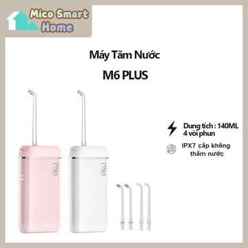 Máy tăm nước mini Enpuly M6 Plus/ML8 Chống Thấm Nước IPX8 Với 3 chế độ làm sạch tăm nước gấp gọn