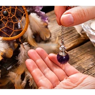 Con Lắc Cảm Xạ Đá Thạch Anh Energy Crystal