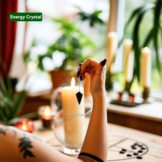 Con Lắc Cảm Xạ Đá Thạch Anh Energy Crystal