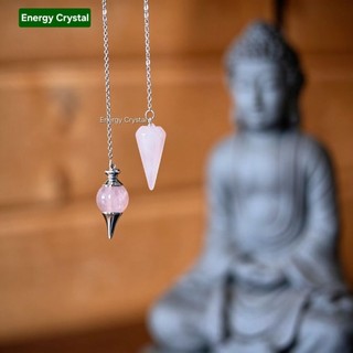 Con Lắc Cảm Xạ Đá Thạch Anh Energy Crystal