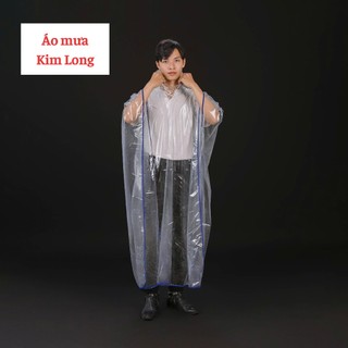 ÁO MƯA CÁNH DƠI TRONG SUỐT DÀNH CHO NAM VÀ NỮ CÓ KHẨU TRANG
