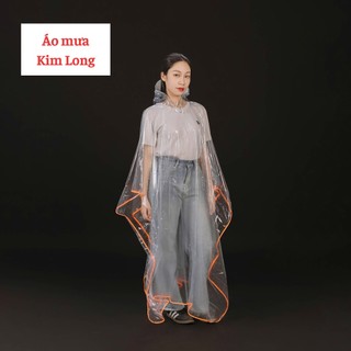 ÁO MƯA CÁNH DƠI TRONG SUỐT DÀNH CHO NAM VÀ NỮ CÓ KHẨU TRANG