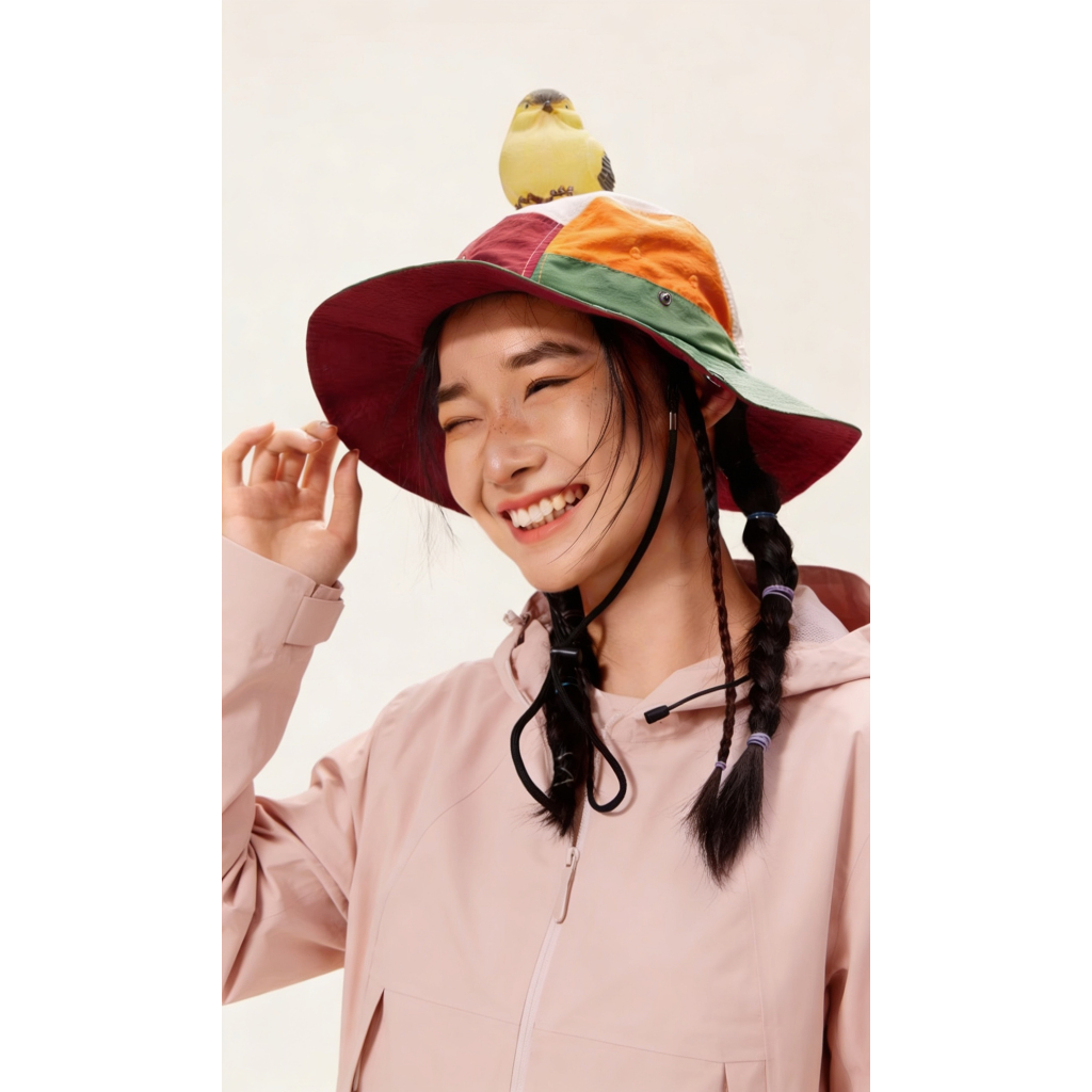 Áo Khoác Chống Nước OKAY 20K Nam Nữ – Hồng Pastel, Chống UV UPF50+, Nhẹ Thoáng, Áo Khoác Daily