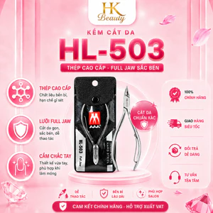 Kềm Cắt Da AAA HL503-Kềm thép DXK xi xanh - 1 Chống