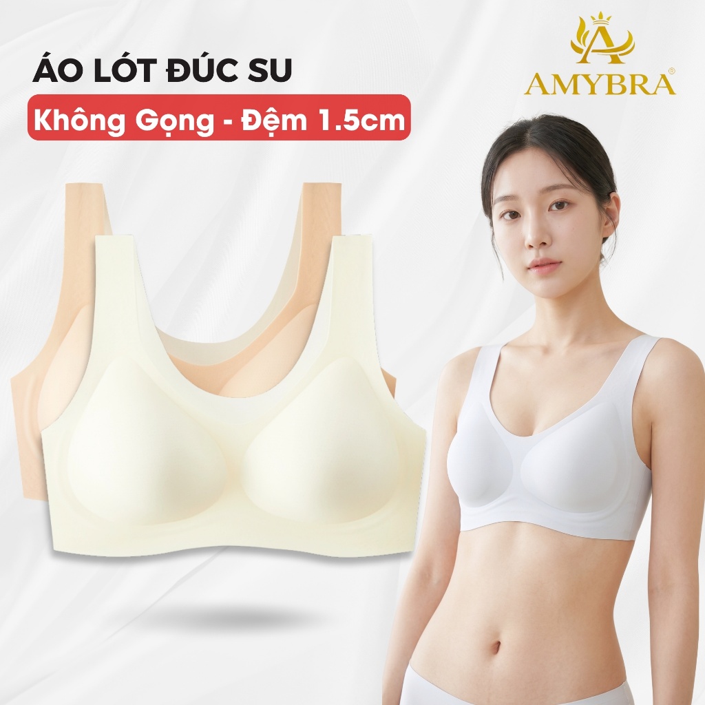 [Combo Tiết Kiệm] Combo Áo Ngực Nữ Gom Quả Ngăn Chảy Xệ, Set Áo Lót Không Gọng Tàng Hình AMYBRA A606