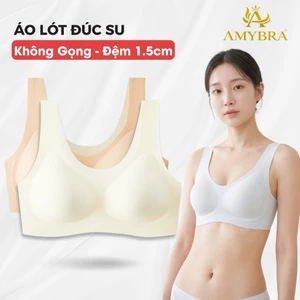 Combo Áo Ngực Nữ Gom Quả Ngăn Chảy Xệ, Set Áo Lót Không Gọng Tàng Hình AMYBRA A606