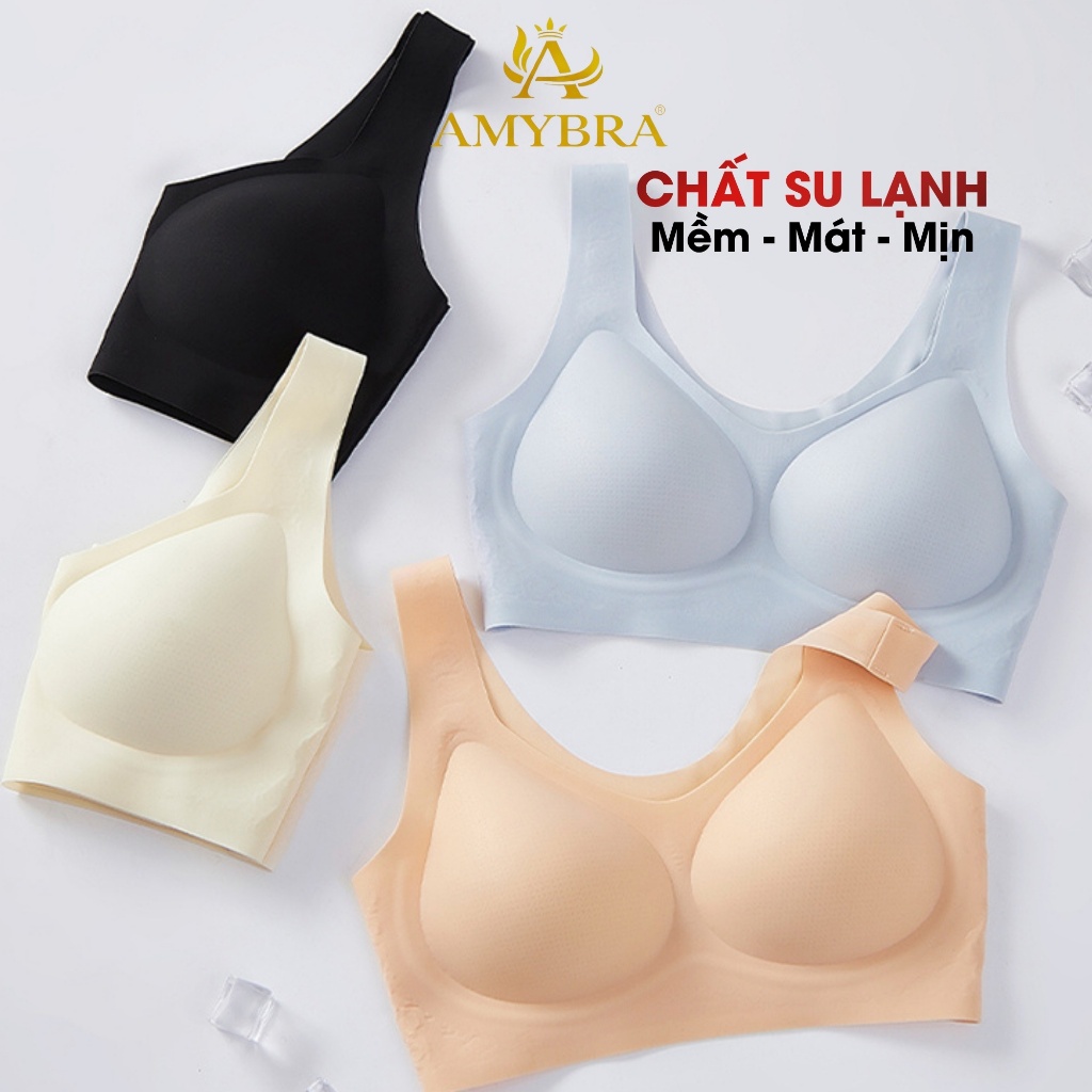 [Combo Tiết Kiệm] Combo Áo Ngực Nữ Gom Quả Ngăn Chảy Xệ, Set Áo Lót Không Gọng Tàng Hình AMYBRA A606