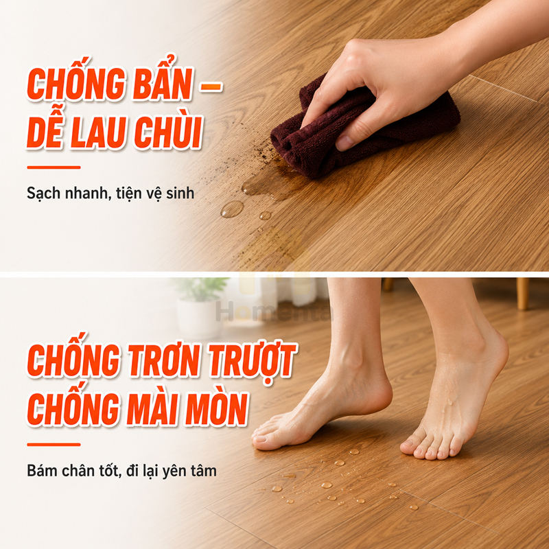 SÀN NHỰA GIẢ GỖ,Sàn gỗ vinyl giả vân gỗ,Combo 36 miếng 5m²- Sàn nhựa sẵn keo dán có kích thước