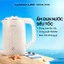 Ấm đun siêu tốc Inox 304 1.8L 1500W, Bình siêu tốc 2 lớp cách nhiệt chống bỏng cao cấp LUHANLIFE