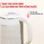 Ấm đun siêu tốc Inox 304 1.8L 1500W, Bình siêu tốc 2 lớp cách nhiệt chống bỏng cao cấp LUHANLIFE