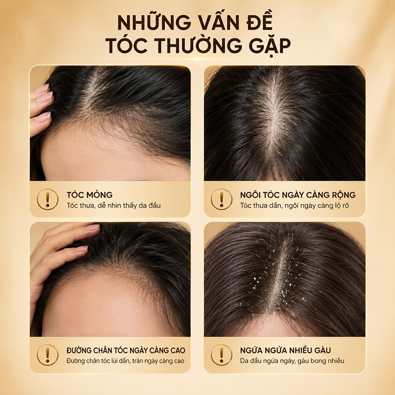 Dầu gội chống rụng tóc MALGOOLE, dầu gội chống rụng tóc, giảm rụng tóc và rụng tóc, kiểm soát dầu và chống gàu 400ml