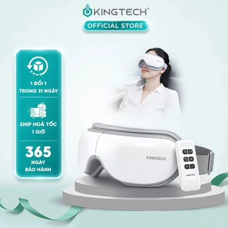 Máy Massage Mắt Cao Cấp KINGTECH KY-925 Mát xa Túi Khí Kèm Nhiệt, Tích Hợp Bluetooth