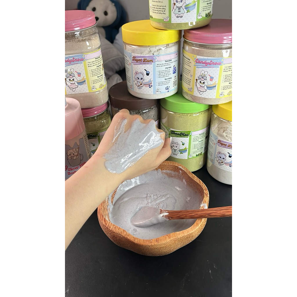 BỘT TUYẾT LAM CINDYCHAMDA HỖ TRỢ DƯỠNG TRẮNG DA MỊN MÀNG DA