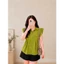 Set Sơ Mi Cánh Tiên Bigsize Nữ Thiết Kế Phối Quần Đùi Lưng Thun Có Túi Dáng Vừa SET56