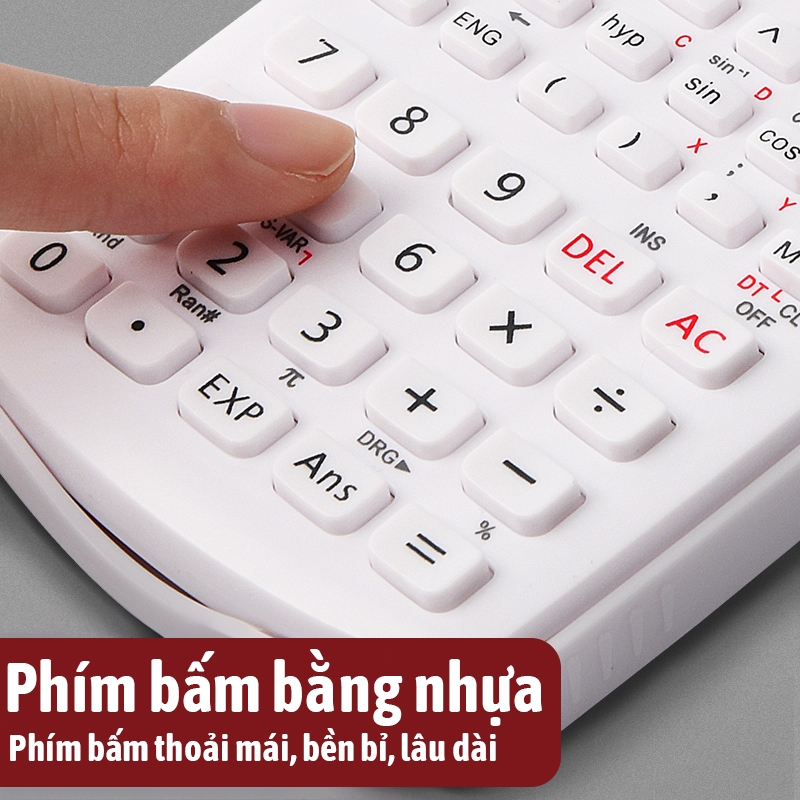Máy tính bỏ túi 240 chức năng DeXin nhỏ gọn tính toán chính xác tiện dụng dành cho học sinh