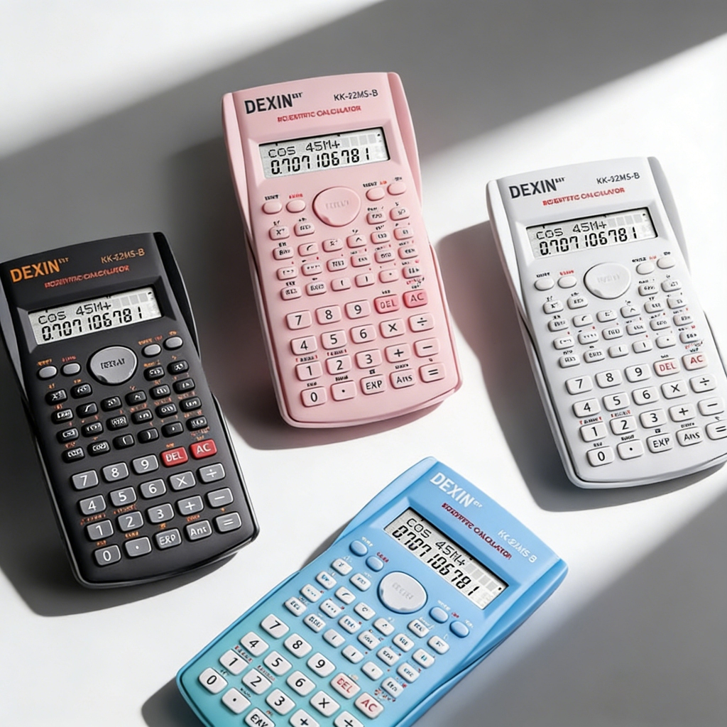Máy tính bỏ túi 240 chức năng DeXin nhỏ gọn tính toán chính xác tiện dụng dành cho học sinh