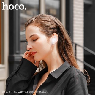 Tai nghe Bluetooth TWS Hoco EW78 V5.4, Pin 4H (Trắng)